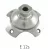 4-Prong Socket Adapter with Center Hole