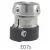 Prosthetic Tube Clamp Adapter (E07, 30mm, Titanium/Steel)