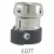 Prosthetic Tube Clamp Adapter (E07, 30mm, Titanium/Steel) - Image 2
