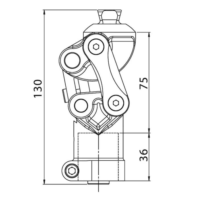 E 86 Polycentric Knee Joint with Extension Mechanism - IB-ER | PROSTHETICS